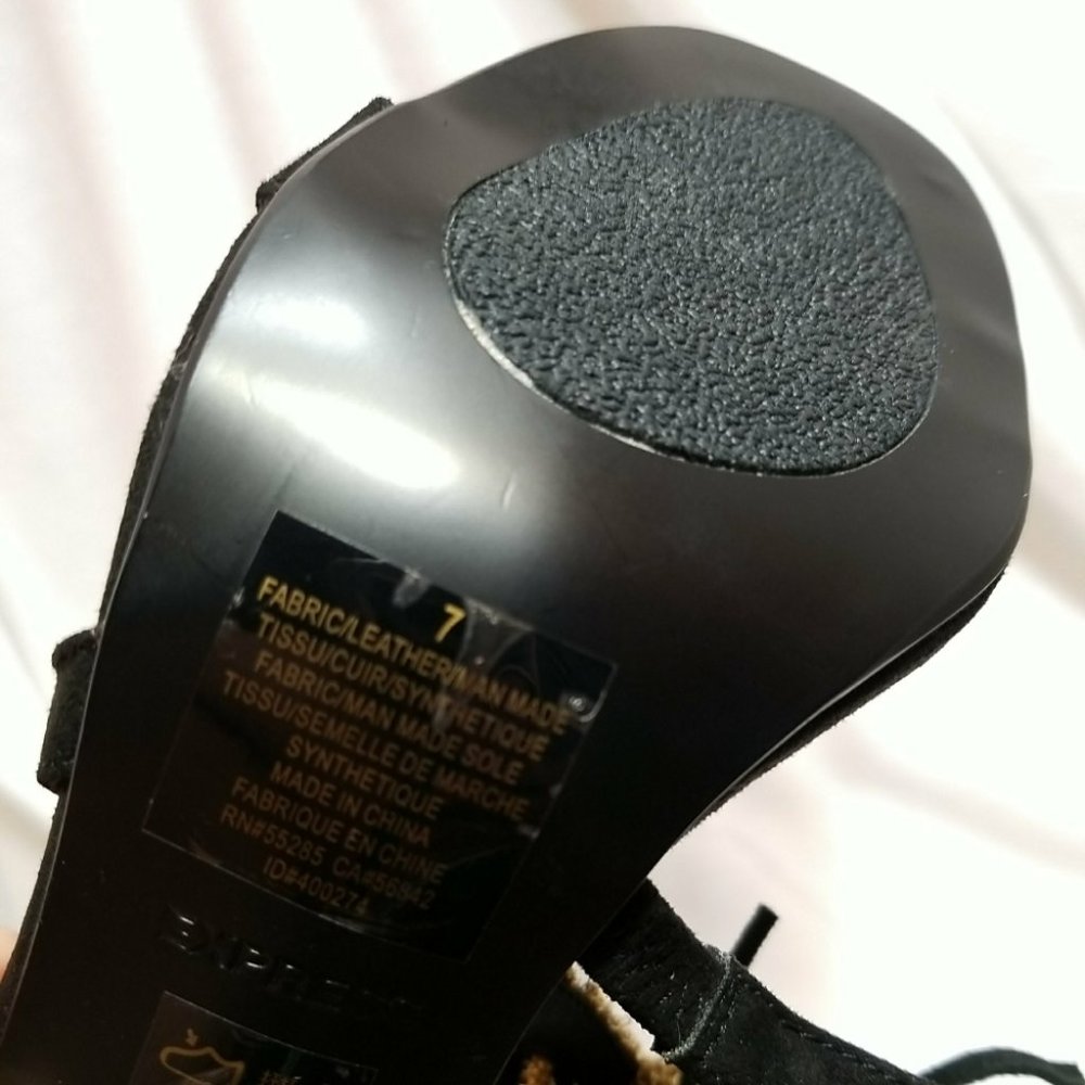 Express Runway Collection Gold Chain Fringes Stilettos Women's Heels Size 7 New - Picture 13 of 16